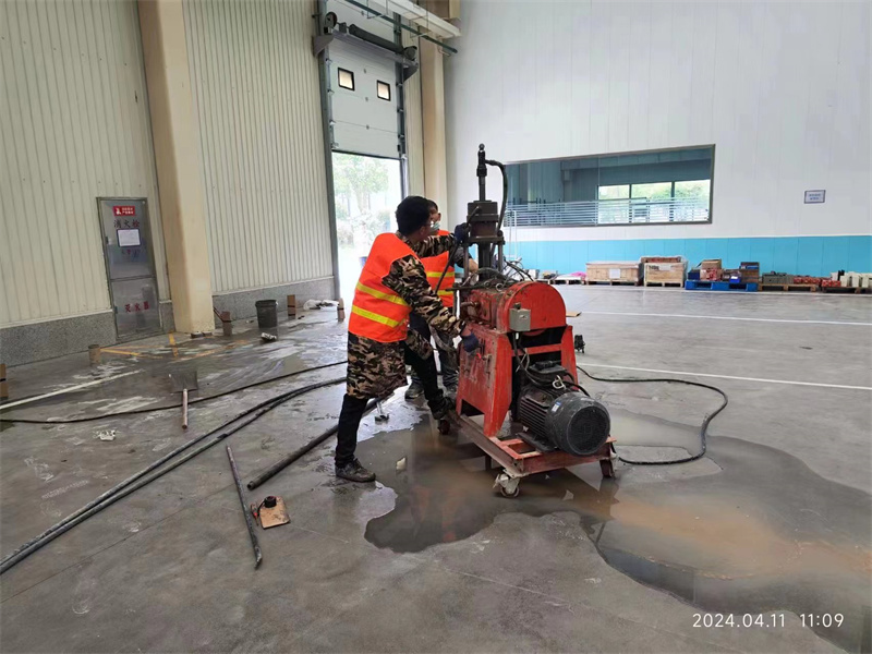 黔南厂房地面下沉塌陷注浆加固施工